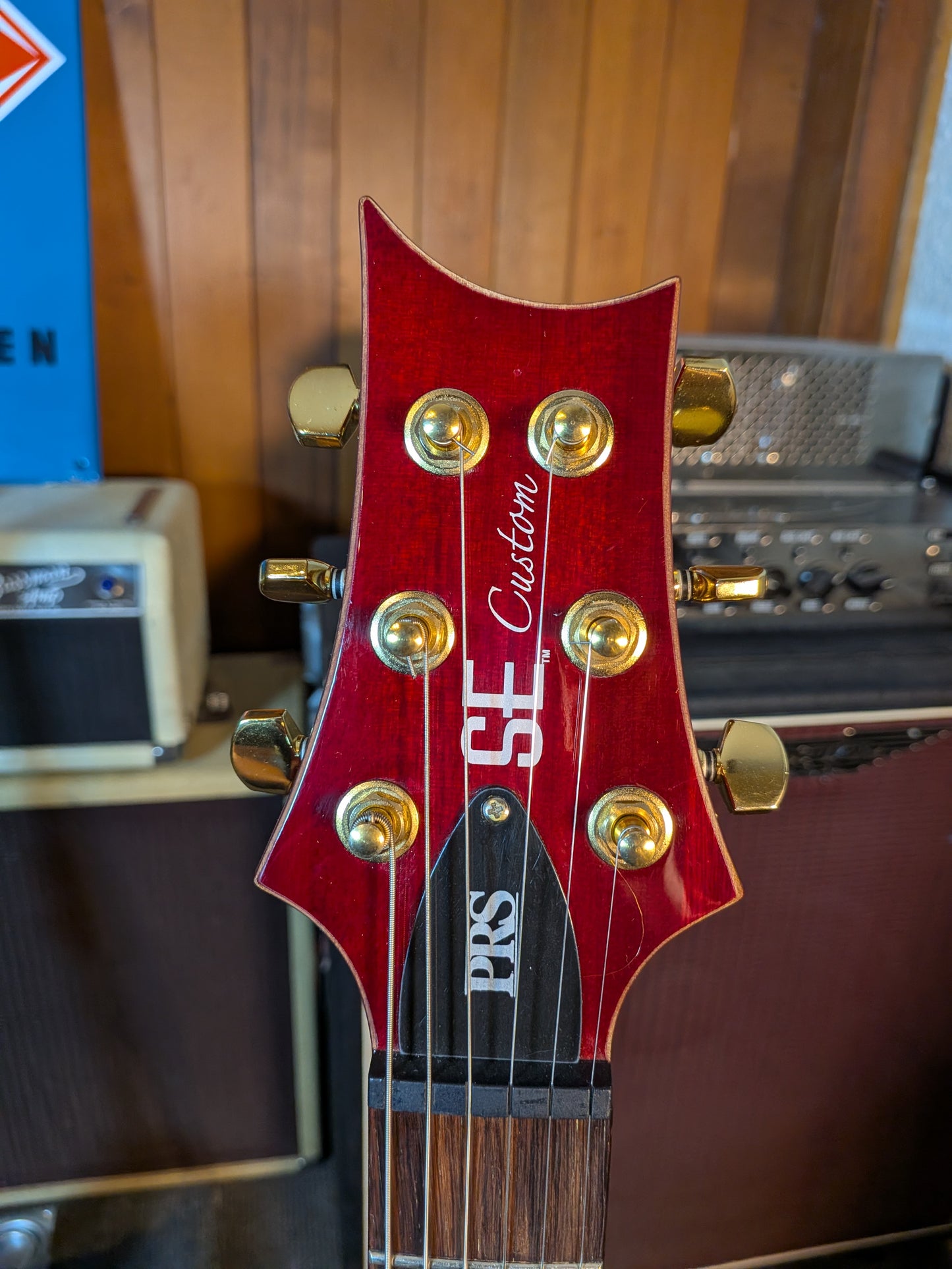 PRS SE Custom 22 Electric Guitar w/Case - Cherry Sunburst (2006)