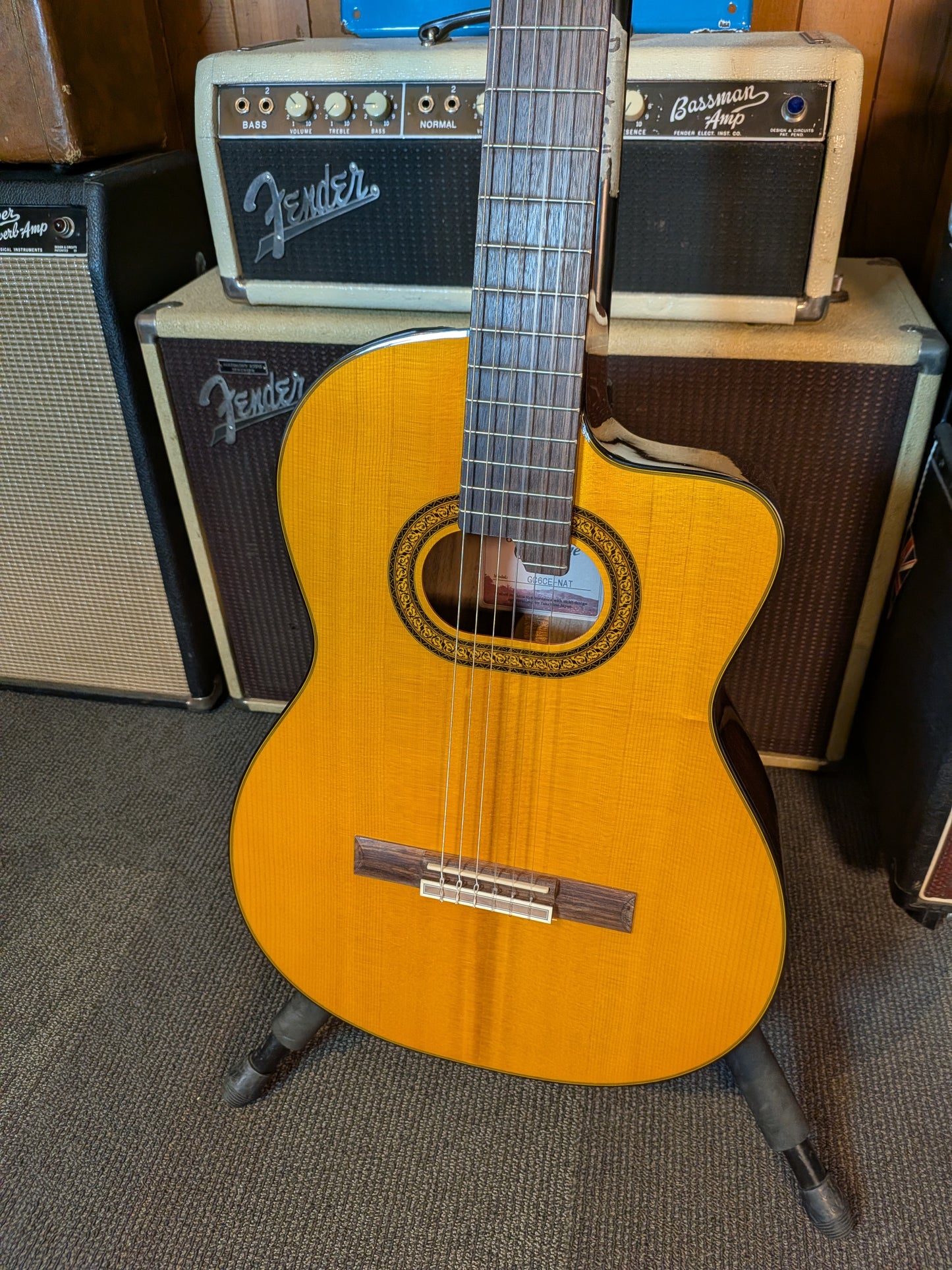 Takamine GC6CE Acoustic/Electric Classical Guitar - Gloss Natural (B-Stock)