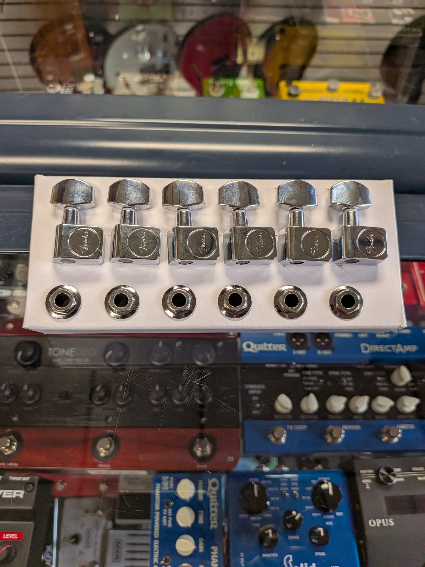 Fender American Standard Series Stratocaster/Telecaster Staggered Tuning Machines (Set of 6) - Chrome (Used)
