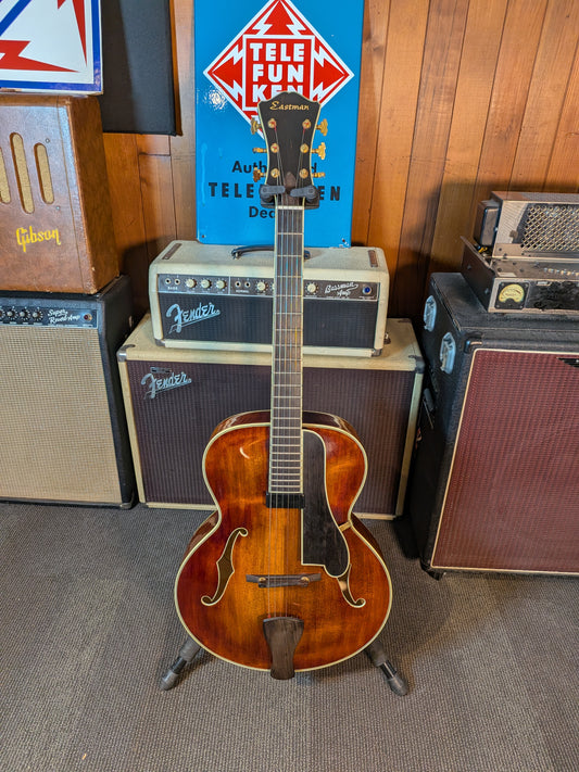 Eastman AR805E Hollow Body Arch Top Electric Guitar w/Case - Classic Finish (2005)