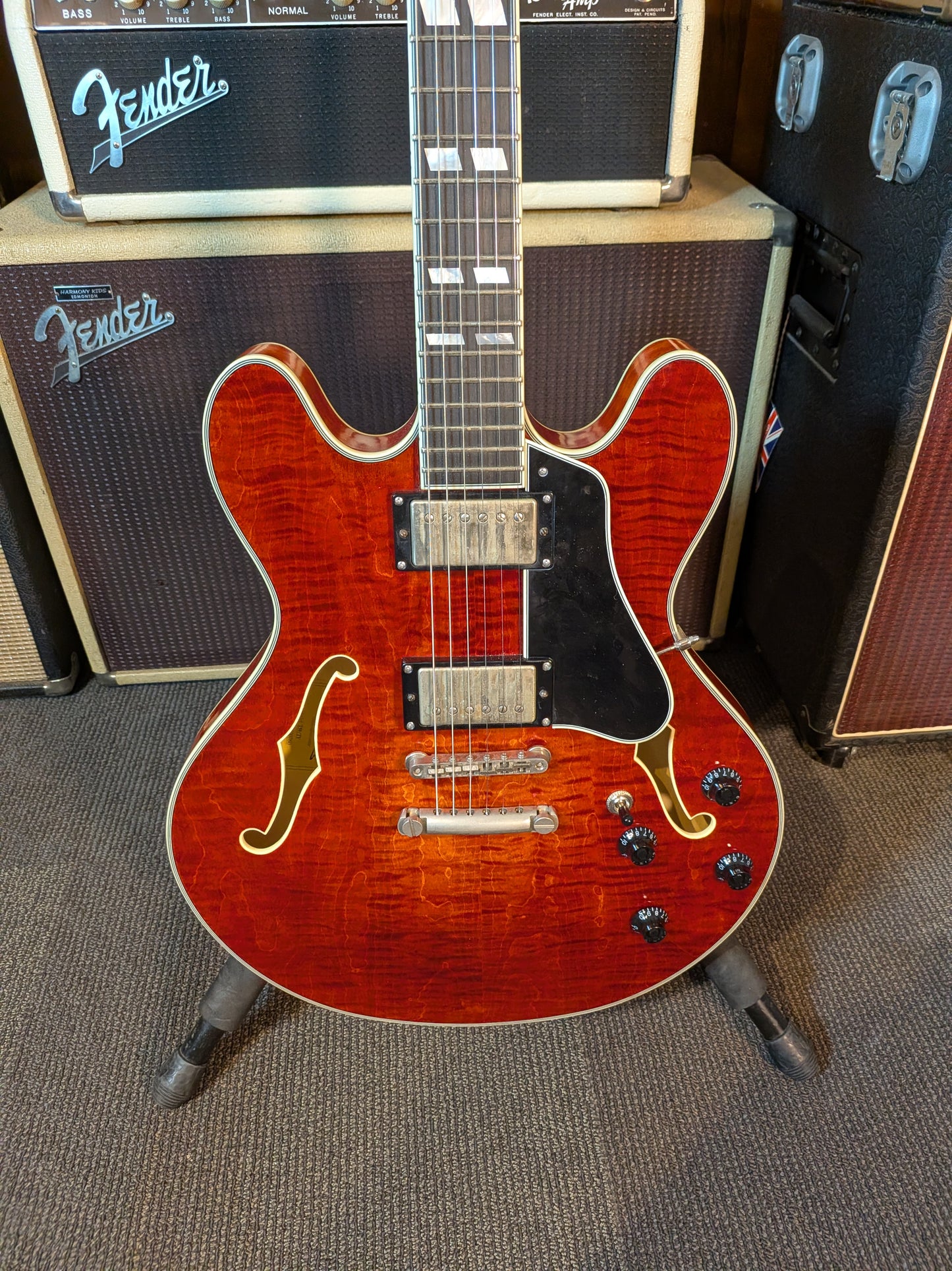 Eastman T59/TV Semi-Hollow Body Electric Guitar w/Case - Classic Finish (Used)
