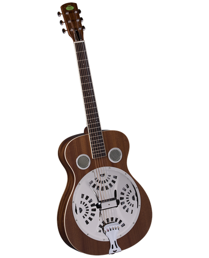 Regal RD-30M Studio Series Round Neck Resophonic Guitar - Natural Mahogany