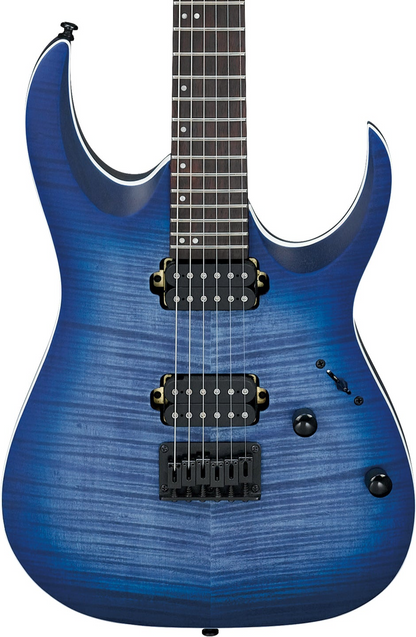 Ibanez RGA42FMBLF RG Electric Guitar - Blue Lagoon Burst Flat