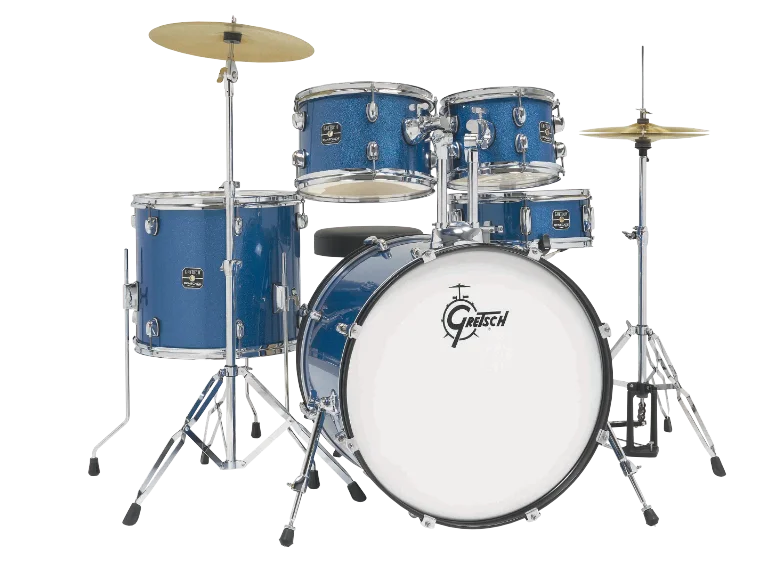 Gretsch Renegade 5-Piece Drumset w/Cymbals & Hardware - Blue Sparkle