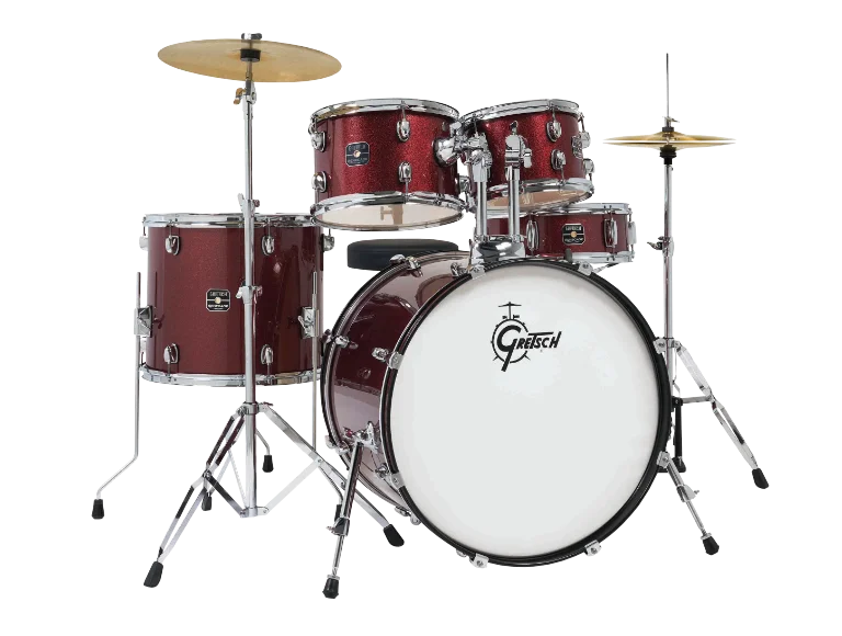 Gretsch Renegade 5-Piece Drumset w/Cymbals & Hardware - Ruby Sparkle