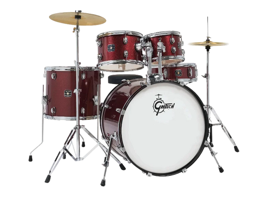 Gretsch Renegade 5-Piece Drumset w/Cymbals & Hardware - Ruby Sparkle