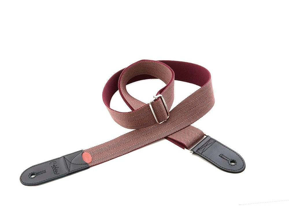 RightOn Straps Roadrunner Brighton Guitar Strap - Red