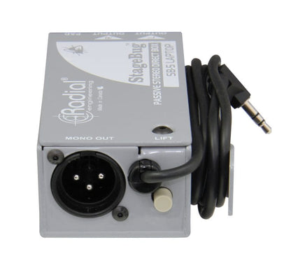 Radial StageBug SB-5 Compact Stereo Laptop DI