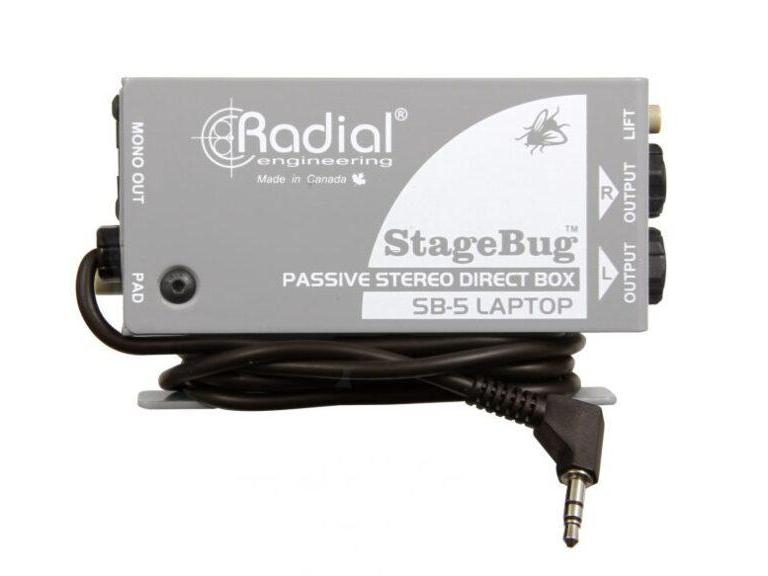 Radial StageBug SB-5 Compact Stereo Laptop DI
