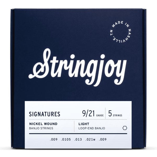 Stringjoy Signatures Nickel Wound 5-String Loop End Banjo Strings