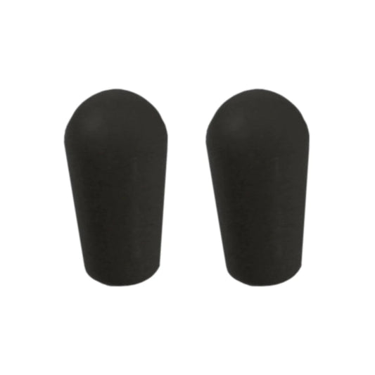 All Parts SK-0643-023 Black Metric Switch Tips for Import Guitars - 2 Pack