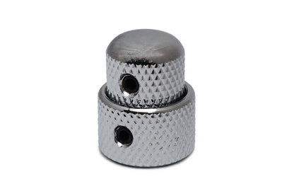 Solo Pro Dual Concentric Knurled Dome Chrome Knob