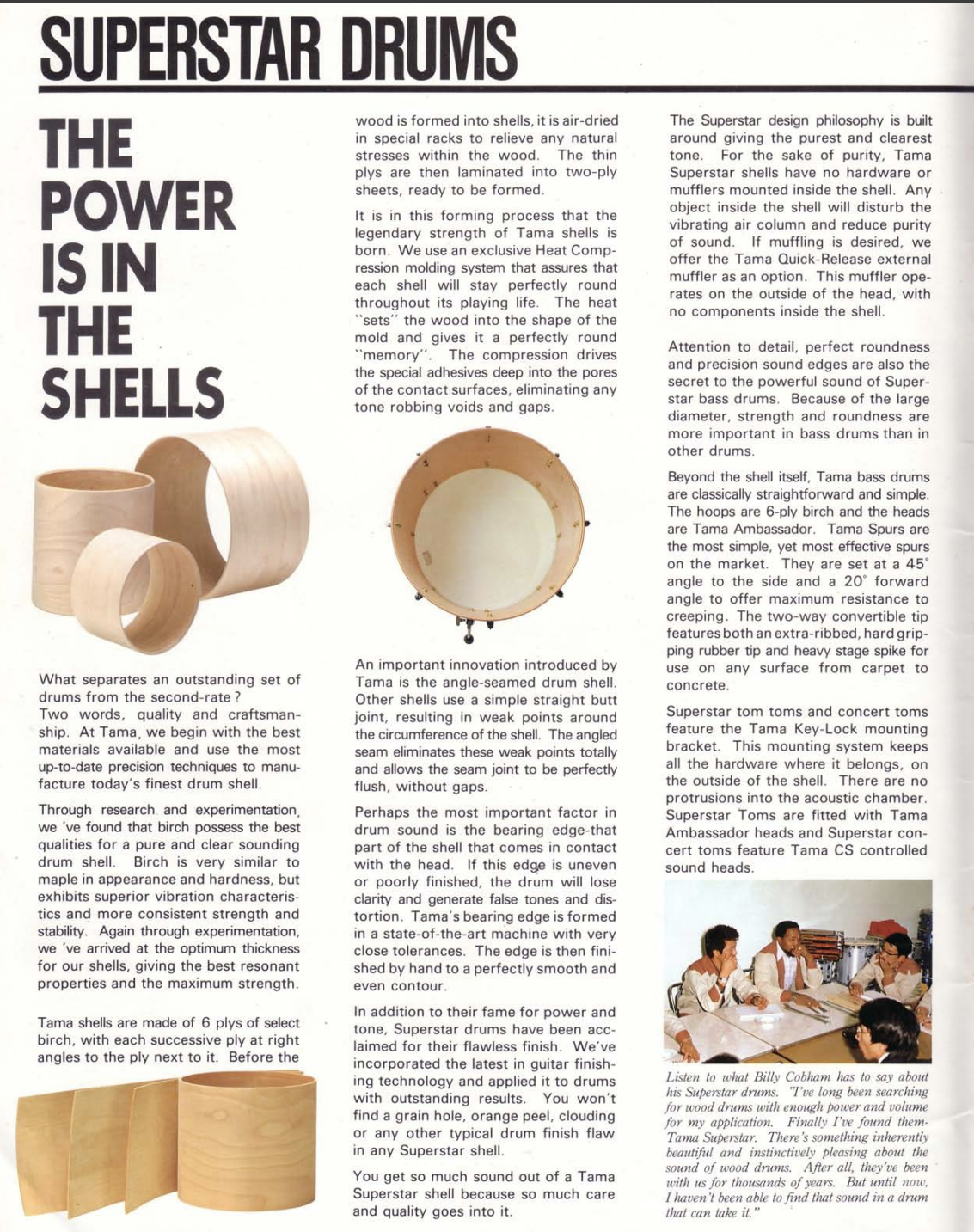 Tama Made in Japan 13"x9" Superstar Birch Tom - Super Mahogany Finish  (Early to Mid 1980's)