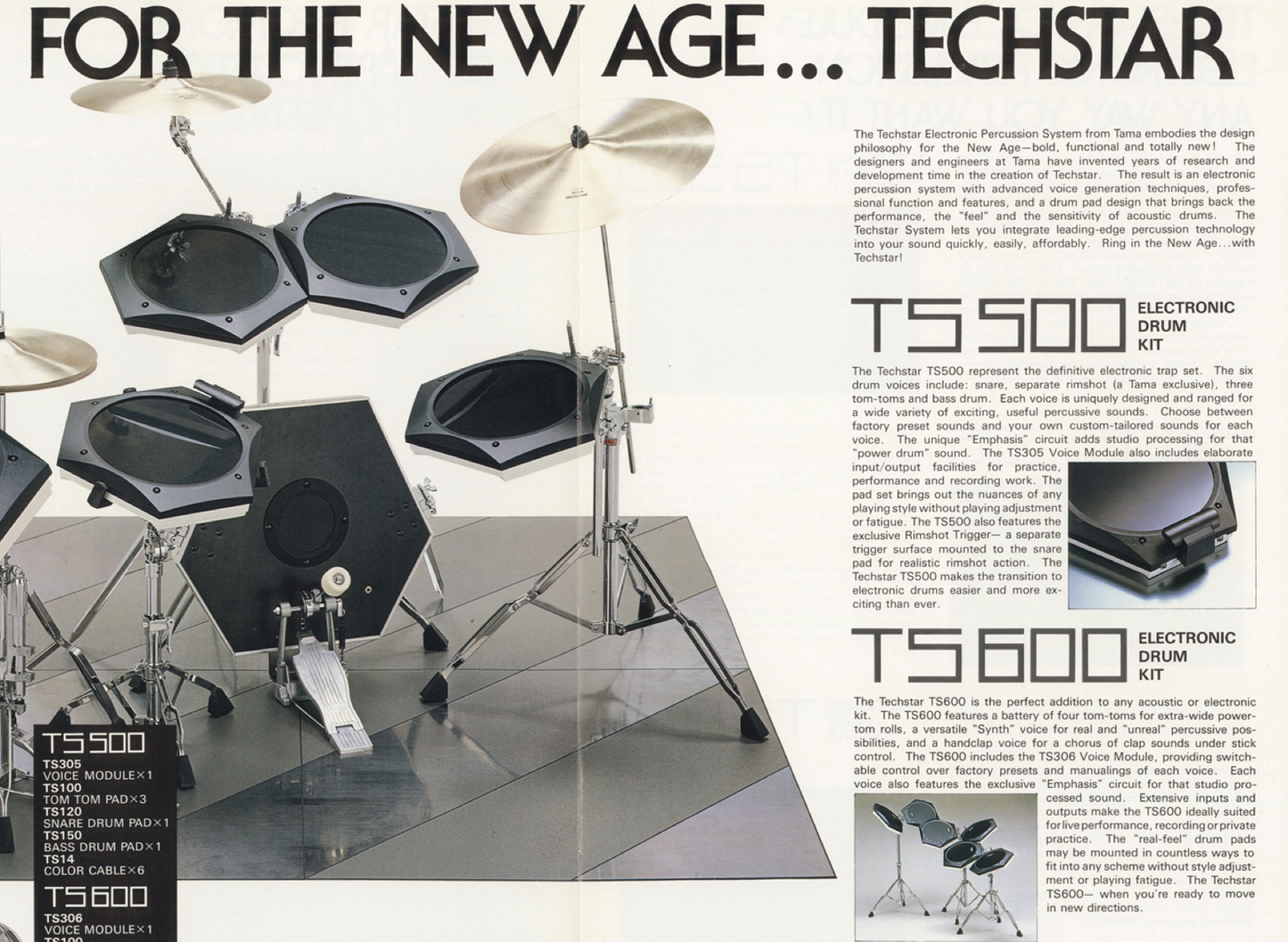 Tama Techstar TS500 Electronic Drum System (1980's)