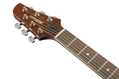 Ibanez Talman TCM50 Acoustic/Electric Guitar - Vintage Brown Sunburst High Gloss