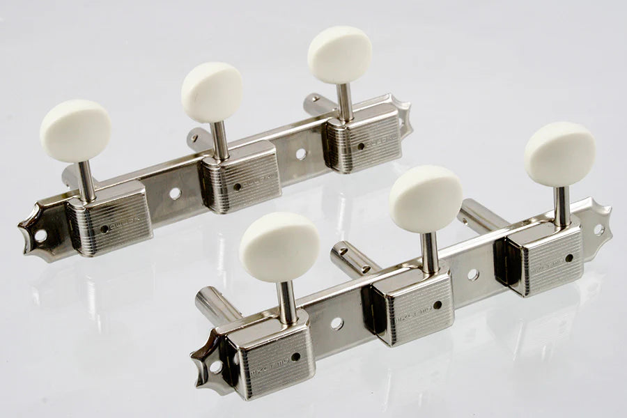All Parts TK-0702 Vintage Style 3x3 Tuning Keys - Nickel