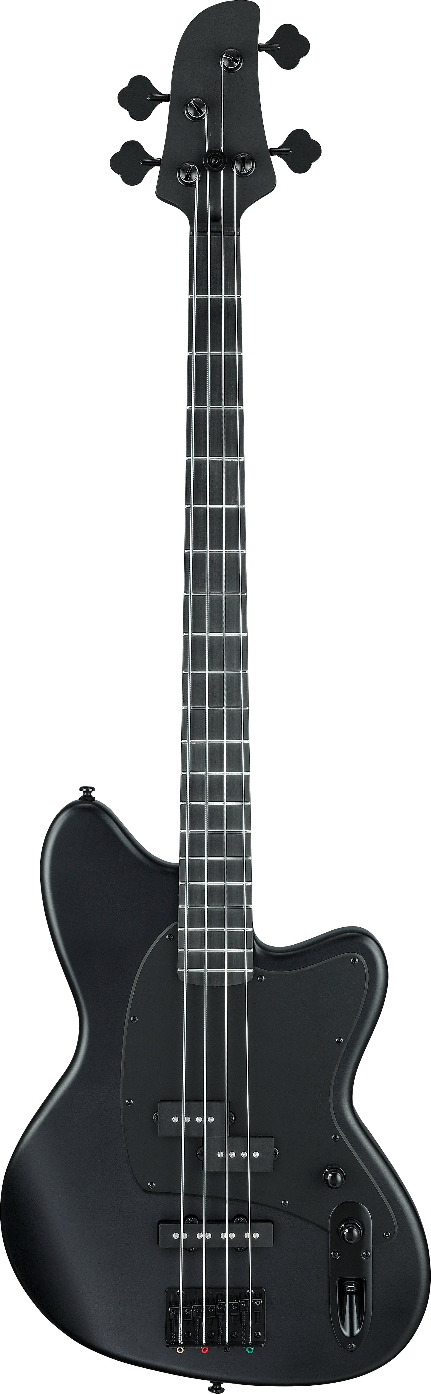 Ibanez Talman TMB420B 4-String Active Electric Bass Guitar - Black Flat