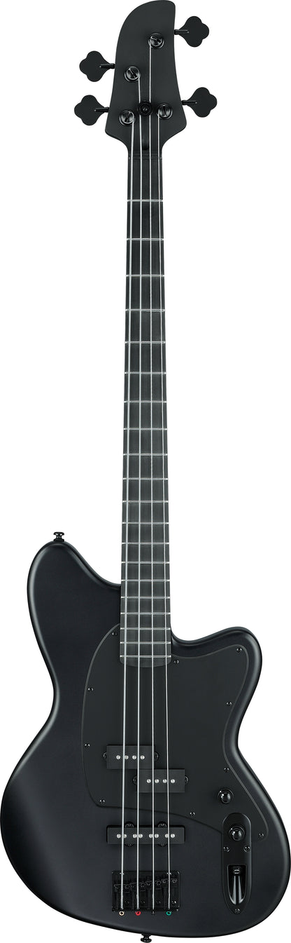 Ibanez Talman TMB420B 4-String Active Electric Bass Guitar - Black Flat