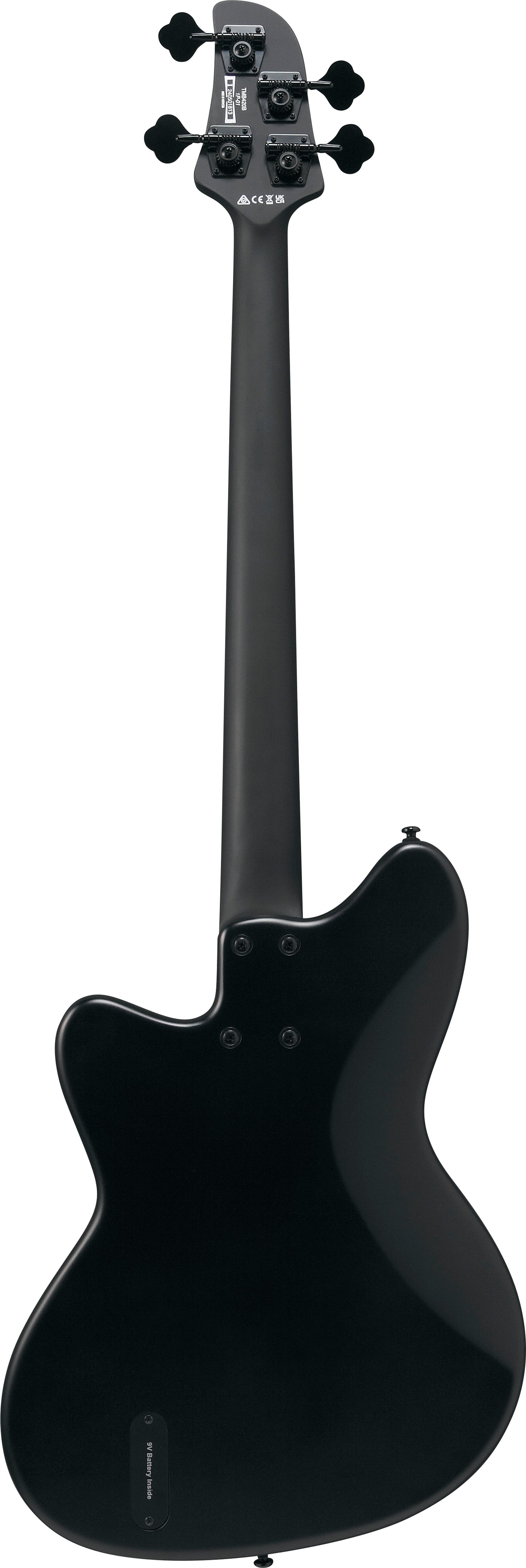 Ibanez Talman TMB420B 4-String Active Electric Bass Guitar - Black Flat