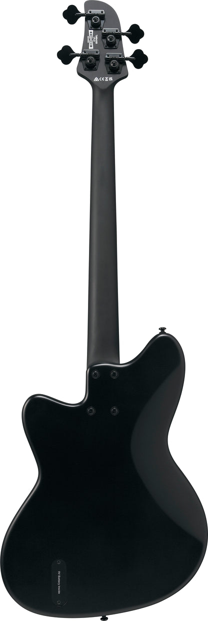 Ibanez Talman TMB420B 4-String Active Electric Bass Guitar - Black Flat