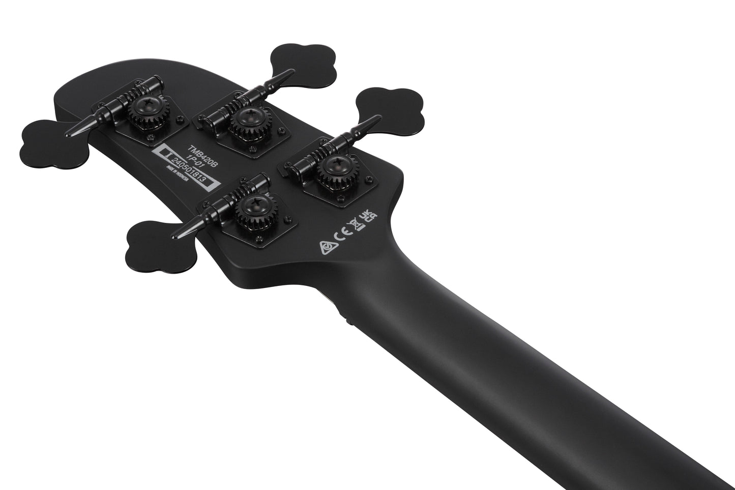 Ibanez Talman TMB420B 4-String Active Electric Bass Guitar - Black Flat