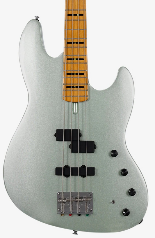 Sire Marcus Miller U7 4-String Active Electric Bass Guitar - Surf Green Metallic