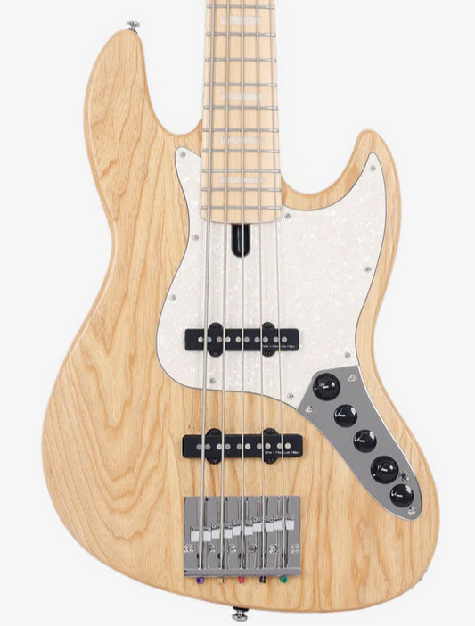Sire Marcus Miller V7 Reissue Active 5-String Electric Bass Guitar - Natural Satin