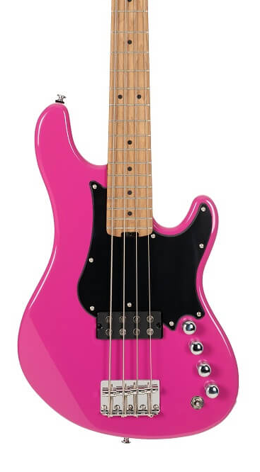 Cort GB Shortcale 4-String Active Bass Guitar - Fandango Purple