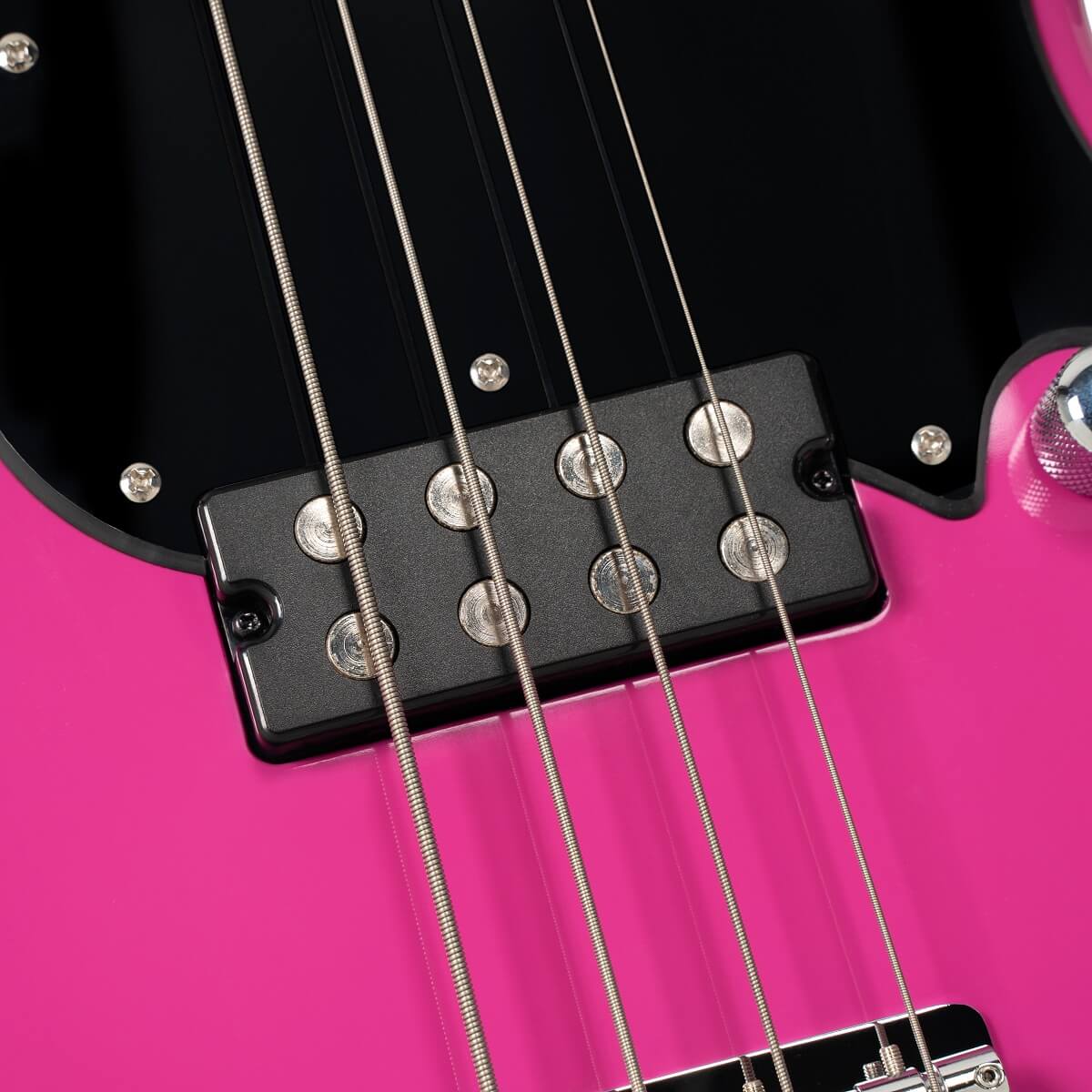 Cort GB Shortcale 4-String Active Bass Guitar - Fandango Purple