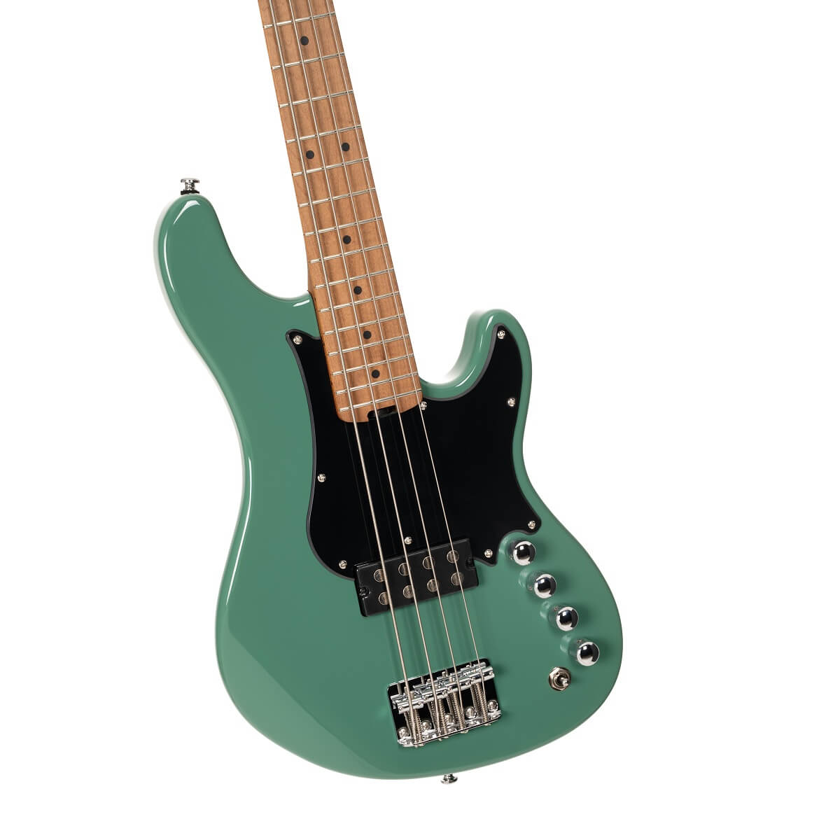 Cort GB Shortcale 4-String Active Bass Guitar - Forest Green
