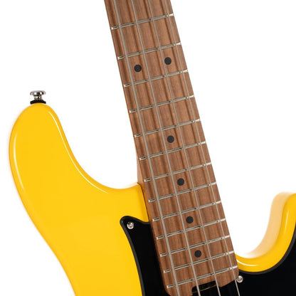 Cort GB Shortcale 4-String Active Bass Guitar - Yellow Crush