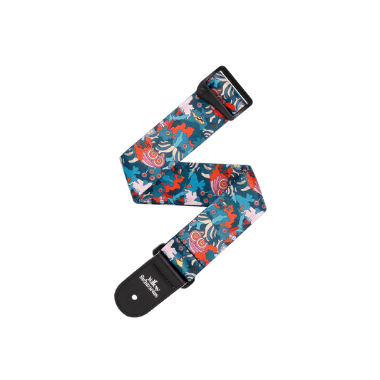 D'Addario The Beatles Yellow Submarine 55th Anniversary Polyester Guitar Strap - Under The Sea