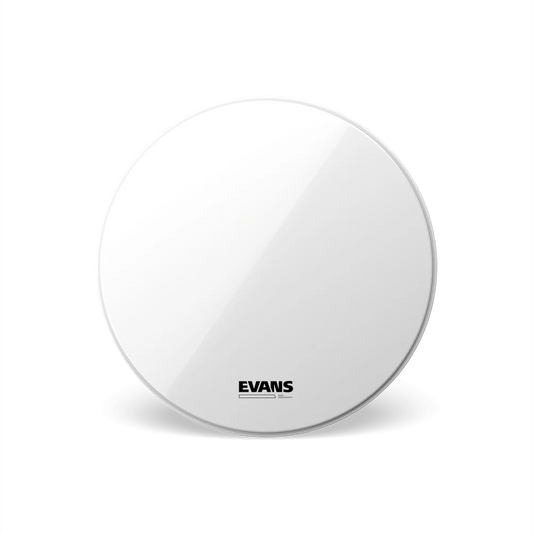 Evans 24" EQ3 Smooth White Resonant Bass Drum Head - No Port