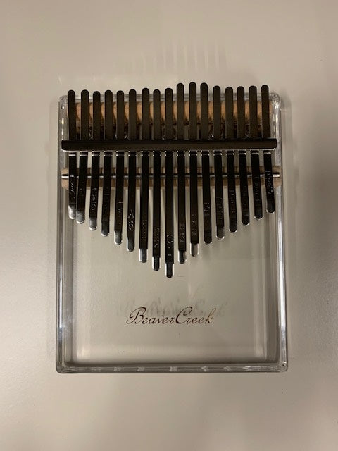 Beaver Creek 17 Key Kalimba w/Case - Acrylic