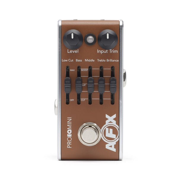 Fishman AFX Pro EQ Mini Acoustic Guitar Preamp & EQ Pedal