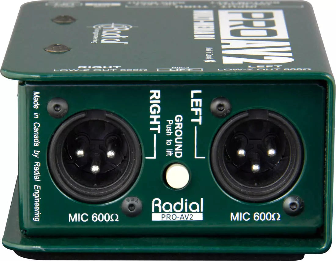 Radial Pro AV2 Passive 2-Channel Multimedia DI Box