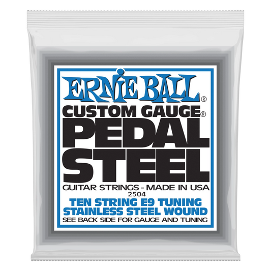 Ernie Ball Pedal Steel 10-String E9 Tuning Stainless Steel Wound Guitar Strings