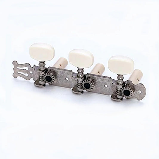 All Parts TK-0125-001 Classical Tuner Set with Square White Buttons