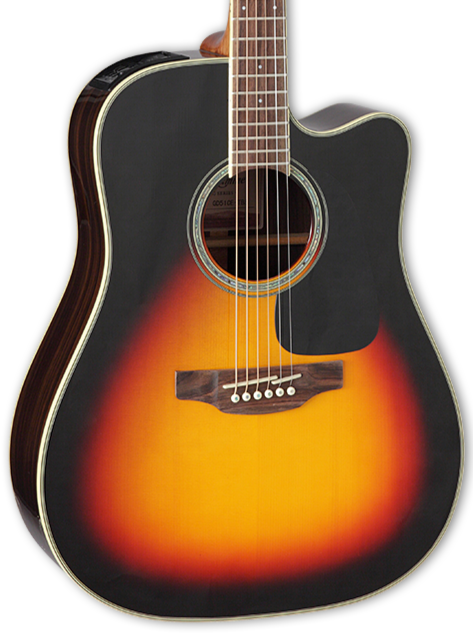 Takamine GD51CE-BSB Acoustic/Electric Guitar - Gloss Brown Sunburst
