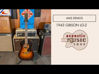 Gibson Banner LG-2 Acoustic Guitar w/Case (1943)