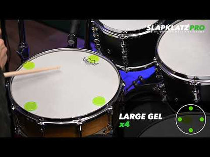 SlapKlatz Pro Damper Gel Pack 12 Pack - Alien Green