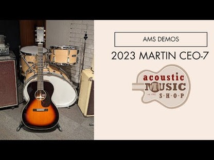 Martin CEO-7 00-14 Fret Slope Shoulder Acoustic Guitar w/Case - Autumn Sunset Burst (2023)