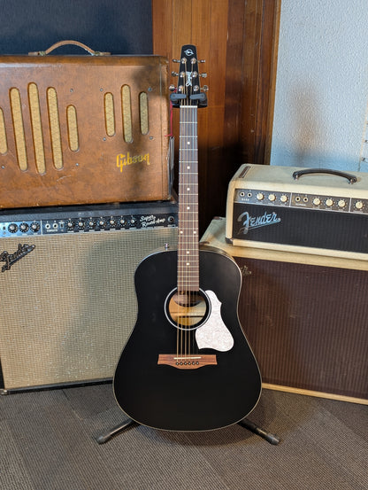 Seagull S6 Classic Black Acoustic/Electric Guitar w/Gig Bag - Factory Second (Serial #048595900216)
