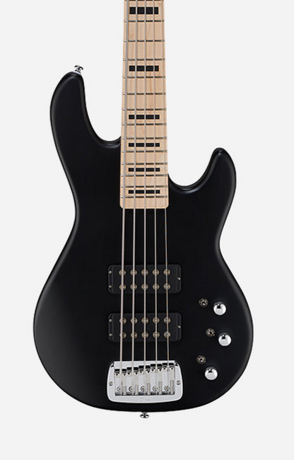 G&L L-2500 5-String Electric Bass Guitar - Black Frost