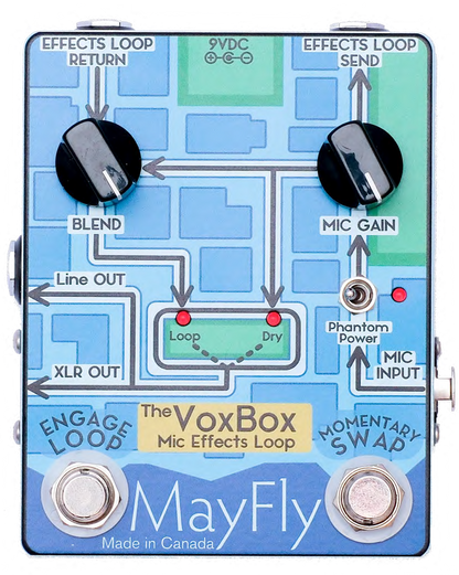 MayFly Audio The VoxBox Microphone Effects Loop