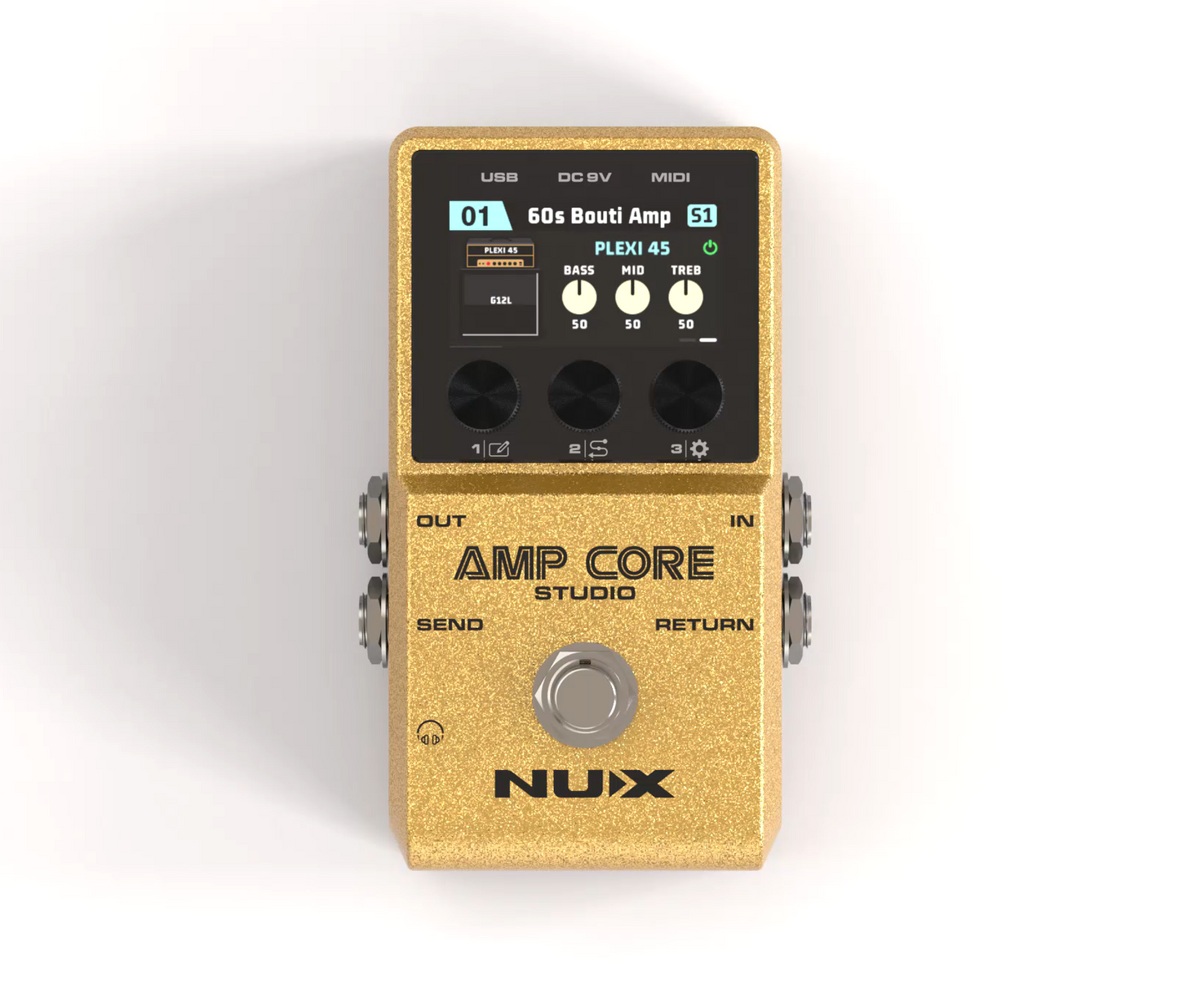 NUX Amp Core Studio Amp Modeler & IR Pedal
