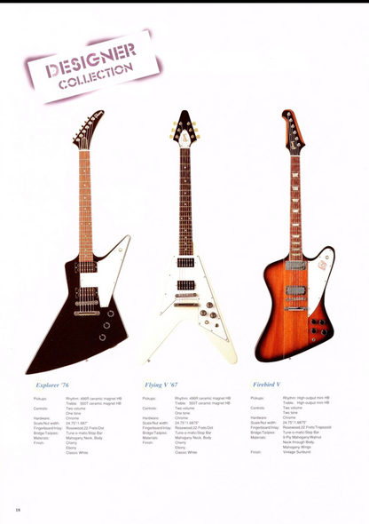 Gibson Flying V '67 Electric Guitar w/Case - Alpine White (1997)