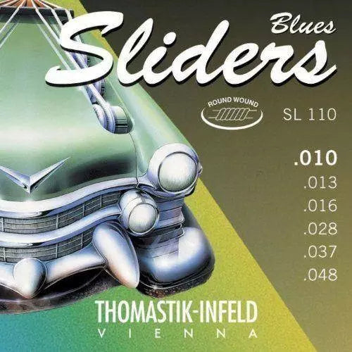 Thomastik-Infeld Sliders Blues Series Guitar Strings - Medium/Light (10-48)