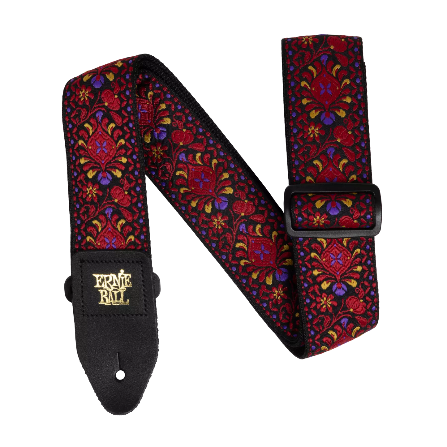 Ernie Ball Crimson Royal Bloom Jacquard Guitar Strap