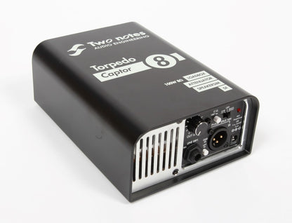 Two Notes Torpedo Captor Compact Analog Reactive Load Box, Attenuator & Amp DI - 8 Ohm